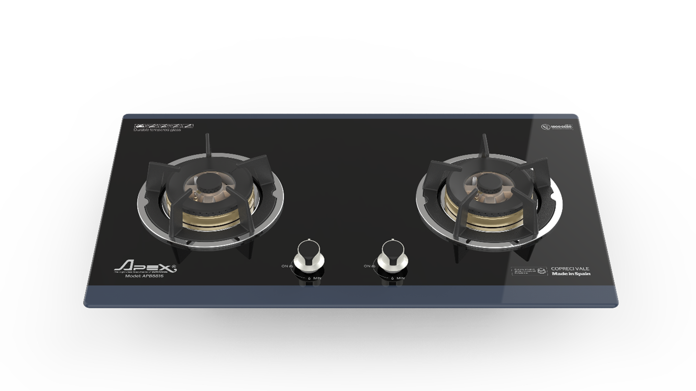 BẾP GAS ÂM KÍNH APEX APB8816 1