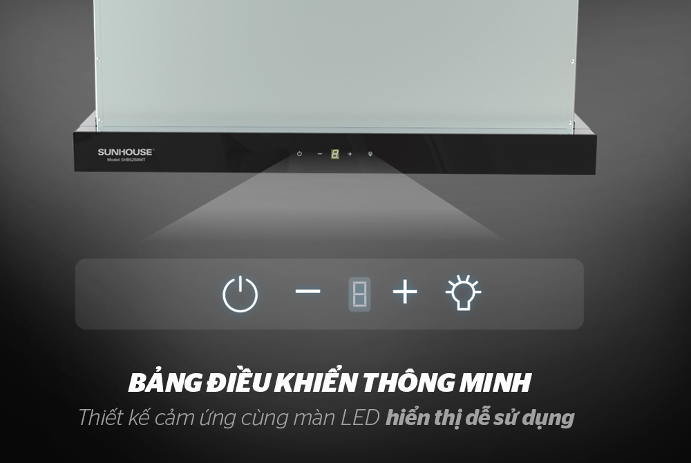 MÁY HÚT MÙI ÂM TỦ CHÍNH HÃNG SUNHOUSE SHB6288MT 4