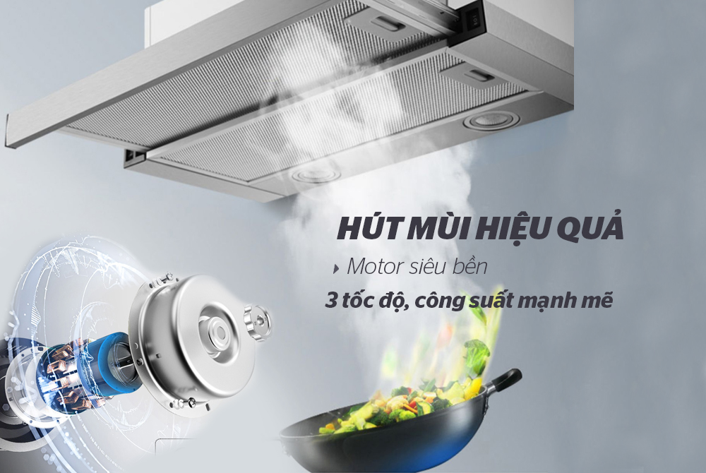 MÁY HÚT MÙI ÂM TỦ CHÍNH HÃNG SUNHOUSE SHB6288MT 5
