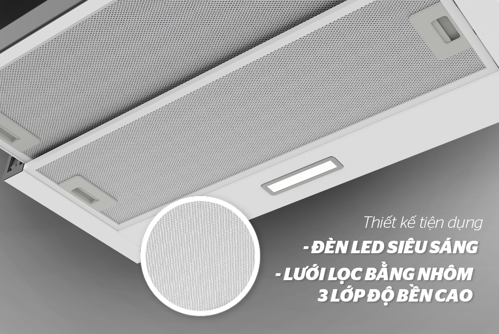 MÁY HÚT MÙI ÂM TỦ CHÍNH HÃNG SUNHOUSE SHB6128 3