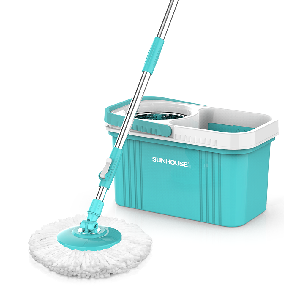 BỘ LAU NHÀ XOAY 360 ĐỘ CHÍNH HÃNG SUNHOUSE KS-CL350PB 1