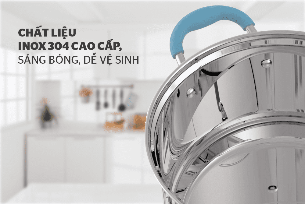 BỘ NỒI INOX 304 5 ĐÁY CHÍNH HÃNG SUNHOUSE MAMA SHG504 2