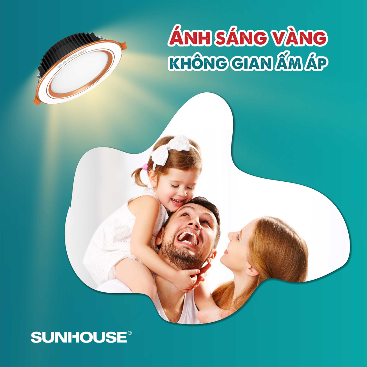Đèn Led CHÍNH HÃNG SUNHOUSE chiếu sáng cảm xúc bao gồm những loại đèn nào? 2