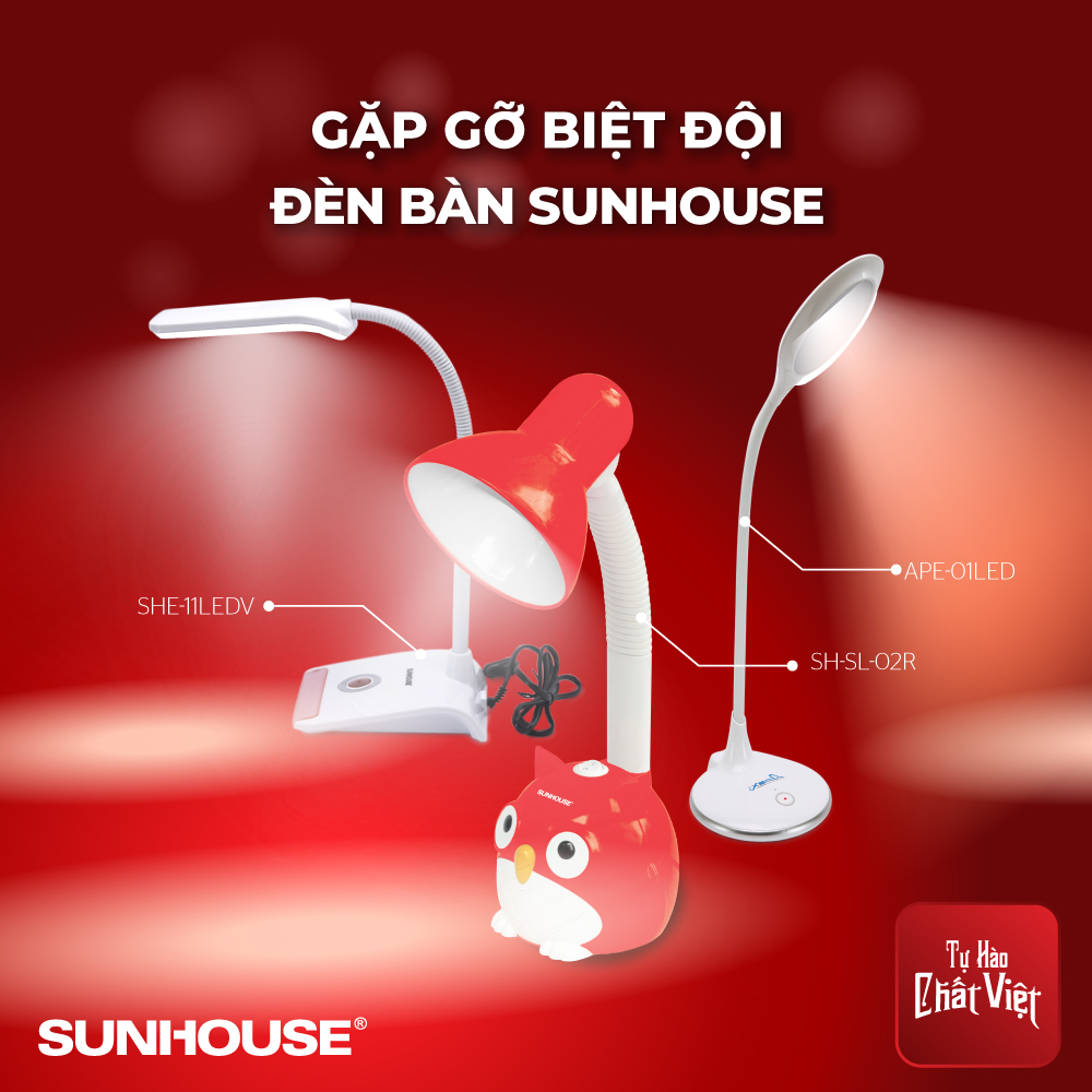 Đèn Led CHÍNH HÃNG SUNHOUSE chiếu sáng cảm xúc bao gồm những loại đèn nào? 4