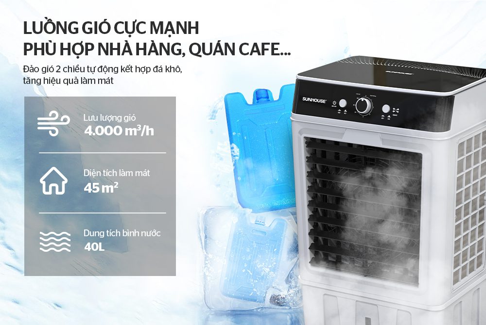 MÁY LÀM MÁT KHÔNG KHÍ CHÍNH HÃNG SUNHOUSE SHD7733 5