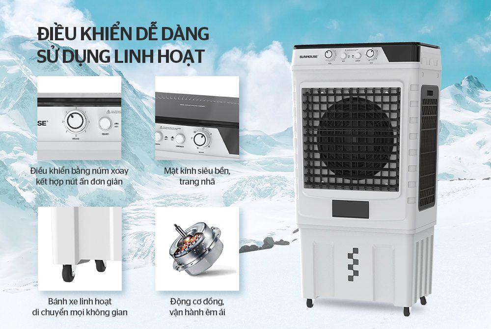 MÁY LÀM MÁT KHÔNG KHÍ CHÍNH HÃNG SUNHOUSE SHD7758 3