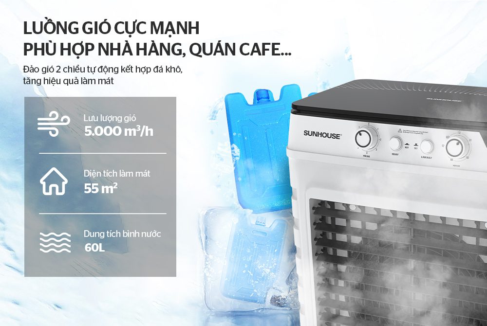 MÁY LÀM MÁT KHÔNG KHÍ CHÍNH HÃNG SUNHOUSE SHD7758 5