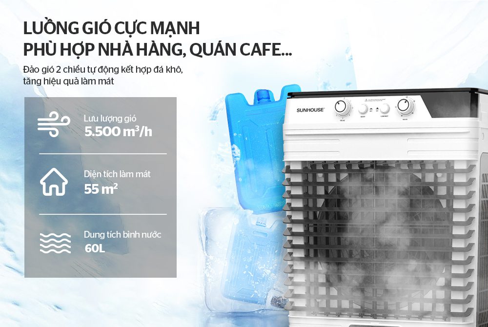 MÁY LÀM MÁT KHÔNG KHÍ CHÍNH HÃNG SUNHOUSE SHD7759 5