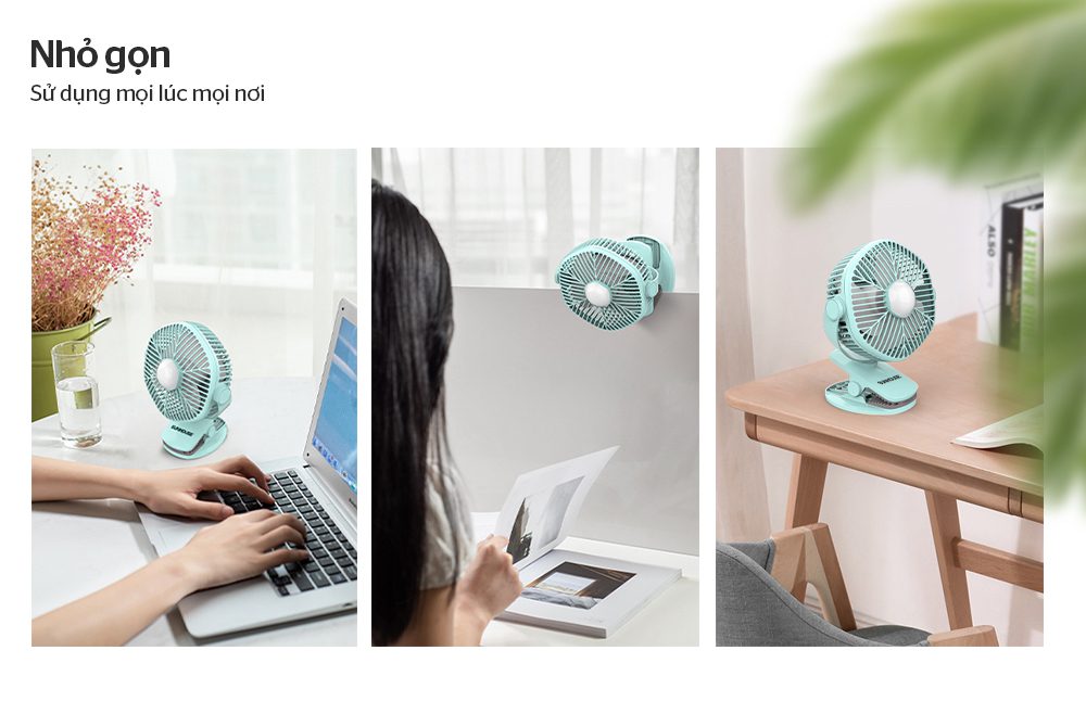 QUẠT TÍCH ĐIỆN MINI CHÍNH HÃNG SUNHOUSE SHD7111 3