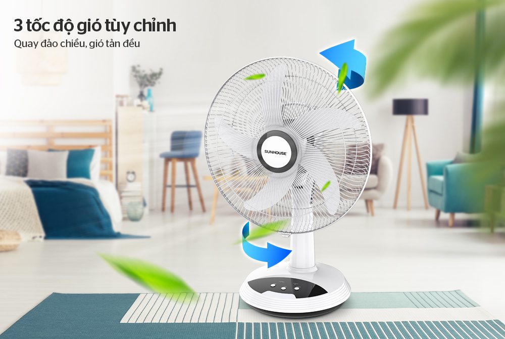 QUẠT TÍCH ĐIỆN CHÍNH HÃNG SUNHOUSE SHD7223 5