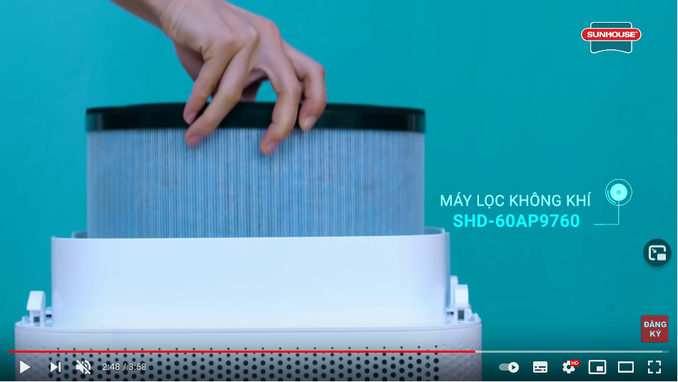 TRÊN TAY MÁY LỌC KHÔNG KHÍ CHÍNH HÃNG SUNHOUSE – GIẢI PHÁP SỐNG XANH HIỆN ĐẠI 14