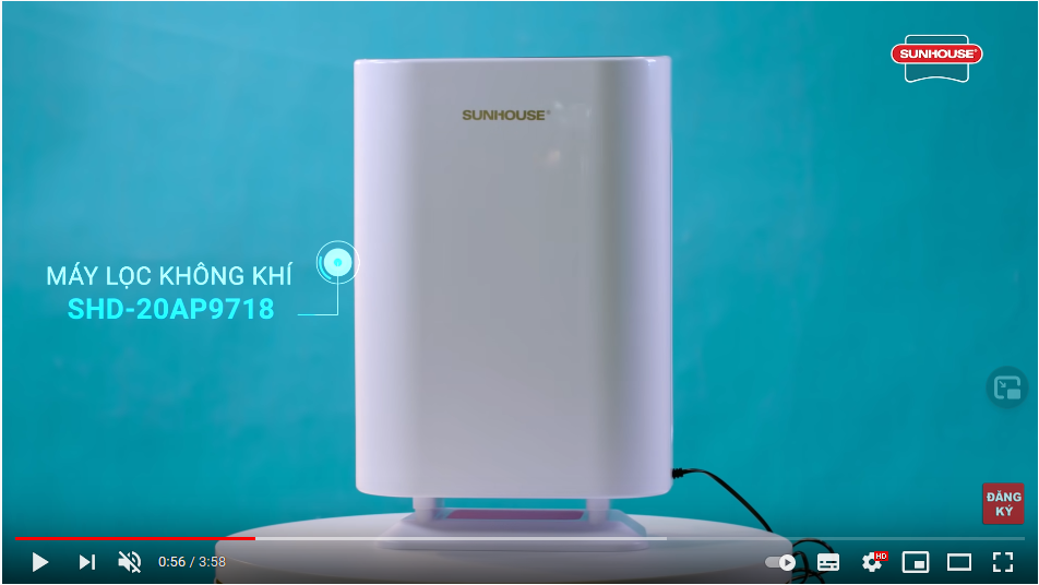 TRÊN TAY MÁY LỌC KHÔNG KHÍ CHÍNH HÃNG SUNHOUSE – GIẢI PHÁP SỐNG XANH HIỆN ĐẠI 6