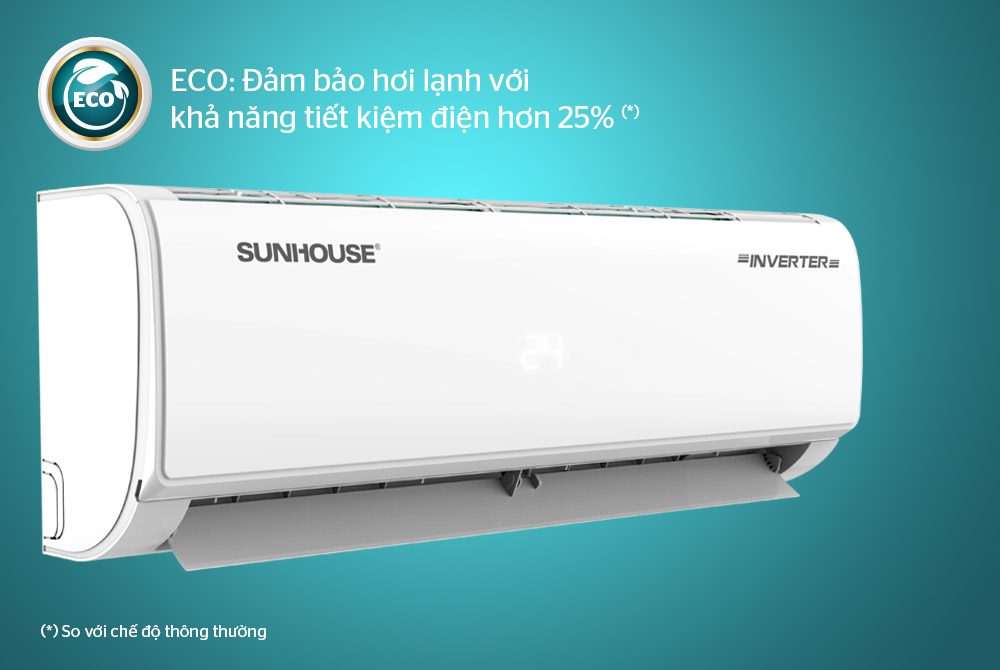 Điều hòa không khí một chiều INVERTER 24000BTU CHÍNH HÃNG SUNHOUSE SHR-AW24IC610 8