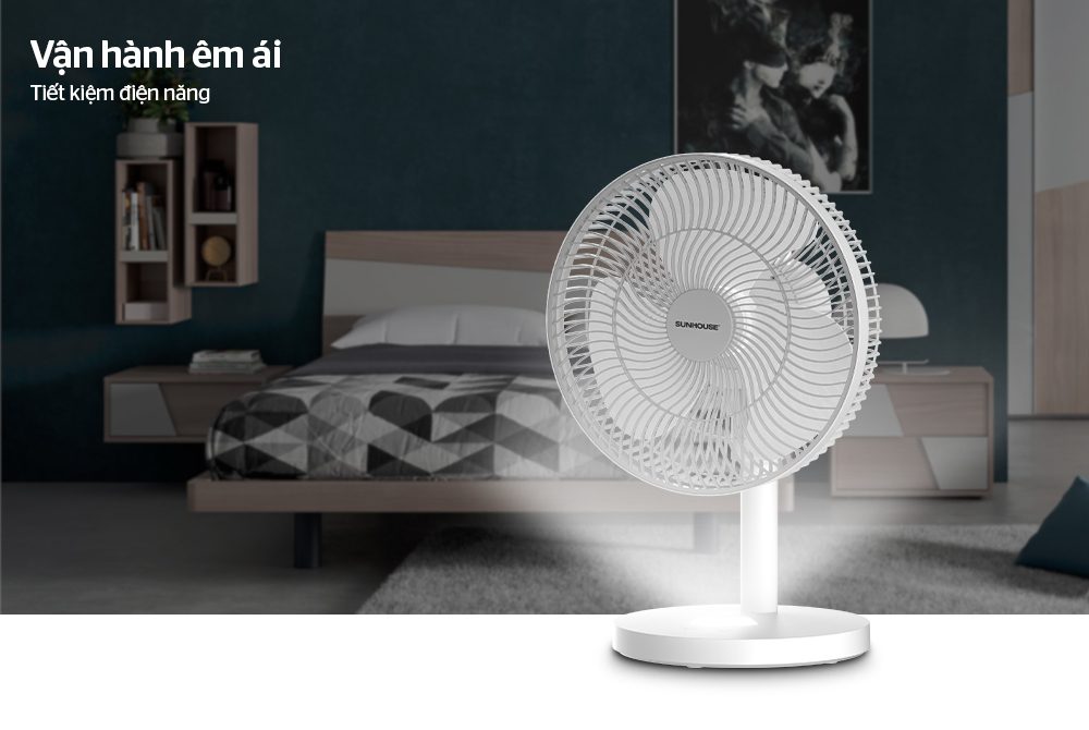 QUẠT TÍCH ĐIỆN CHÍNH HÃNG SUNHOUSE SHD7115 6