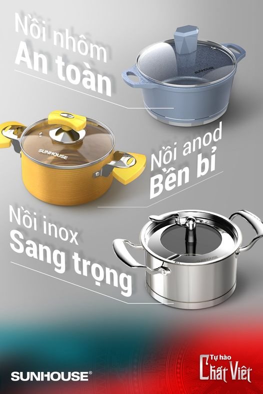 PHÂN BIỆT NỒI INOX, ANOD VÀ NHÔM – GỢI Ý CÁCH CHỌN NỒI ĐÚNG VỚI NHU CẦU NẤU NƯỚNG 1