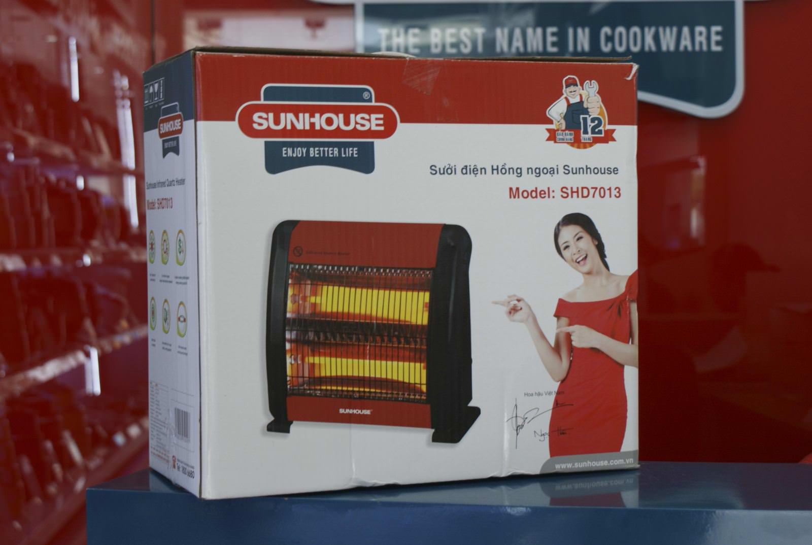 Máy sưởi điện Hồng ngoại Sunhouse – Sản phẩm tốt cho sức khỏe vào mùa Đông