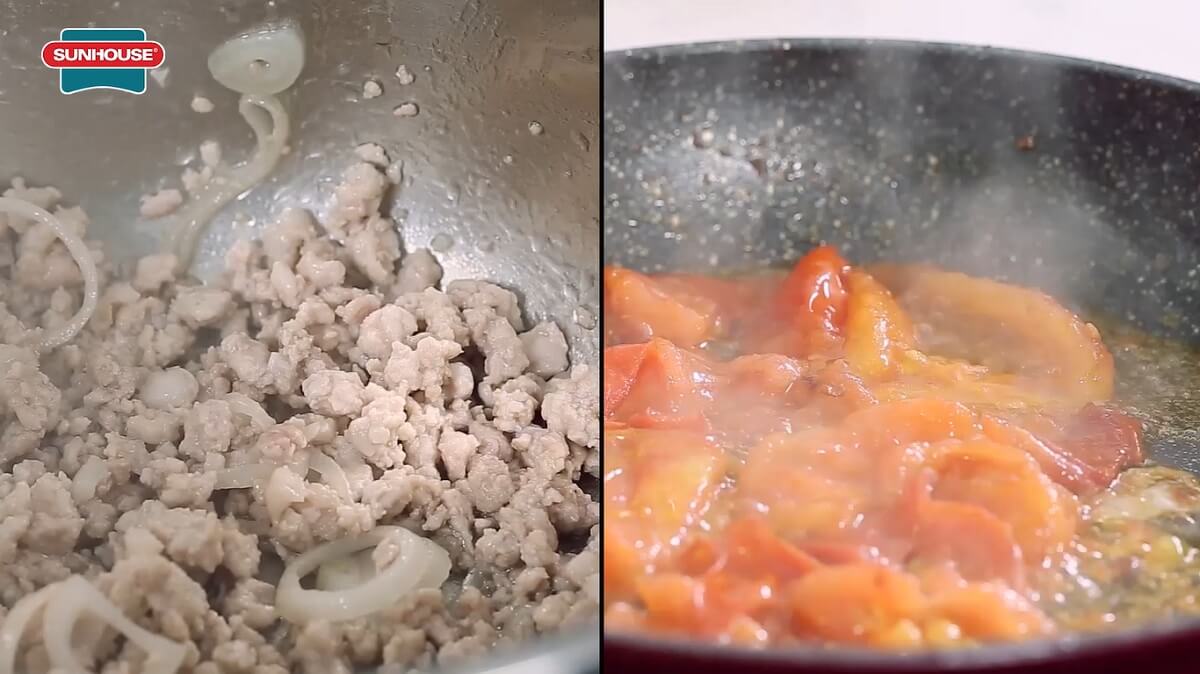 Nấu ăn cực nhanh với bếp đôi điện từ hồng ngoại CHÍNH HÃNG SUNHOUSE 006