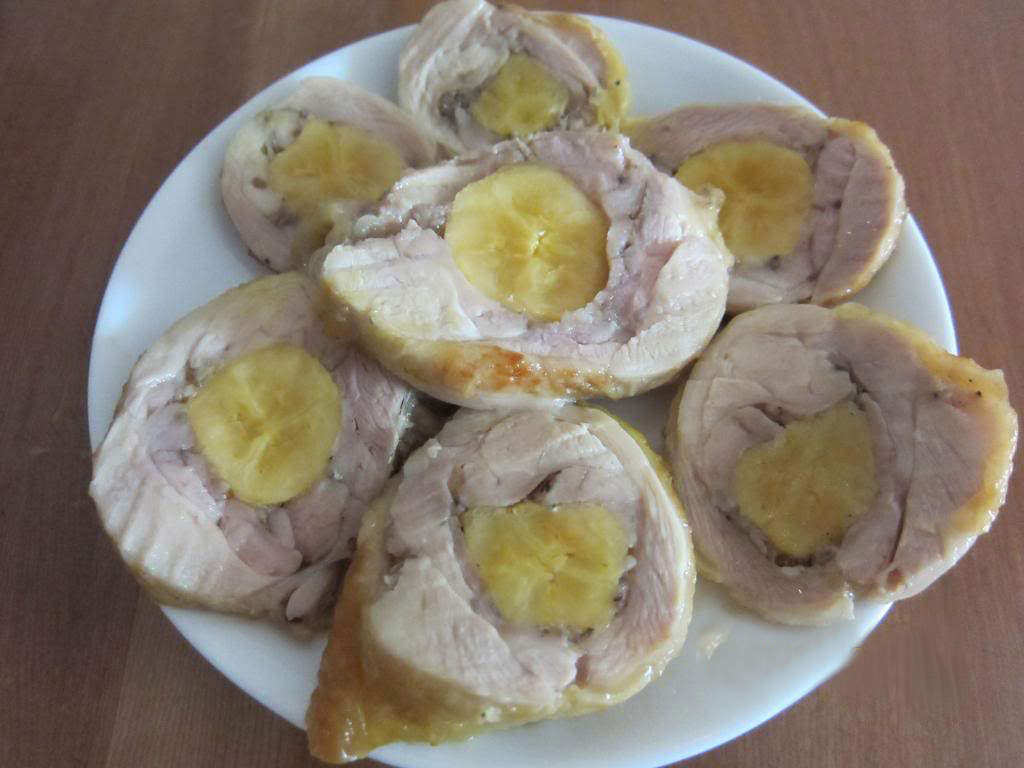 [NGON HƠN MỖI NGÀY] Đùi gà rút xương nhồi chuối 4