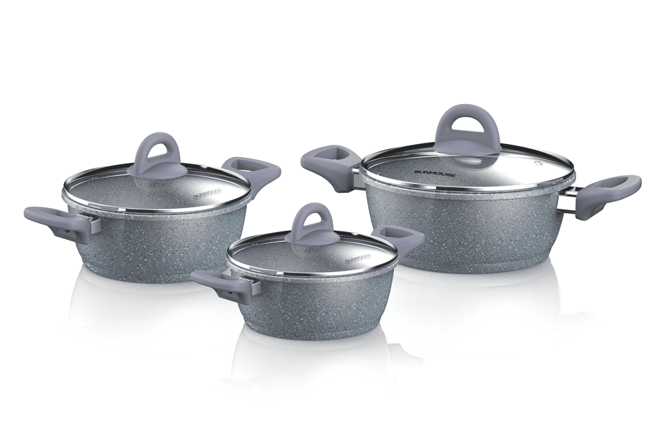 Bộ nồi vân đá đáy từ CHÍNH HÃNG SUNHOUSE SHG2003MMB 001