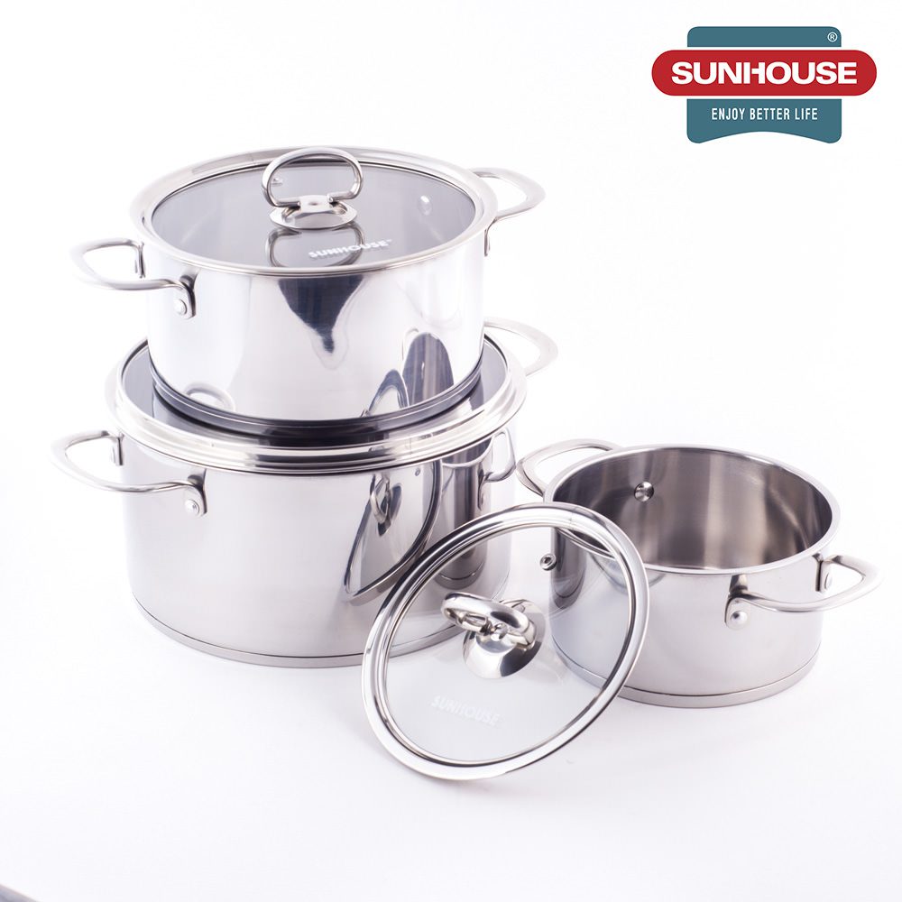 Phân biệt các bộ nồi inox trên thị trường hiện nay 2