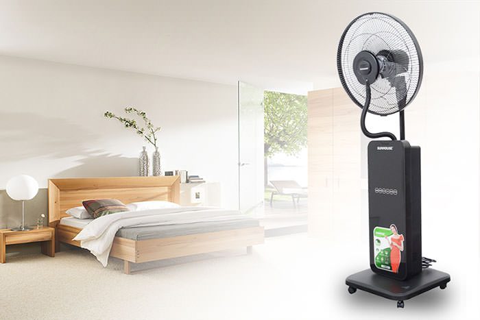 Quạt phun sương tạo ẩm – sản phẩm nên có trong mùa hanh khô 2