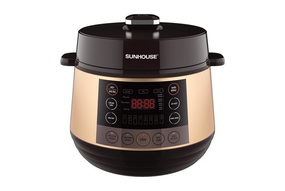 NỒI ÁP SUẤT ĐIỆN TỬ ĐA NĂNG 5L CHÍNH HÃNG SUNHOUSE SHD1570 01