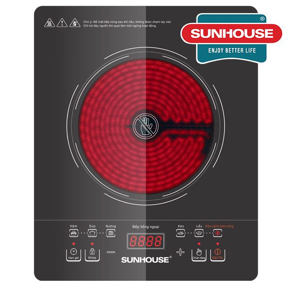 So sánh Bếp hồng ngoại CHÍNH HÃNG SUNHOUSE SHD6007 và SHD6011 1