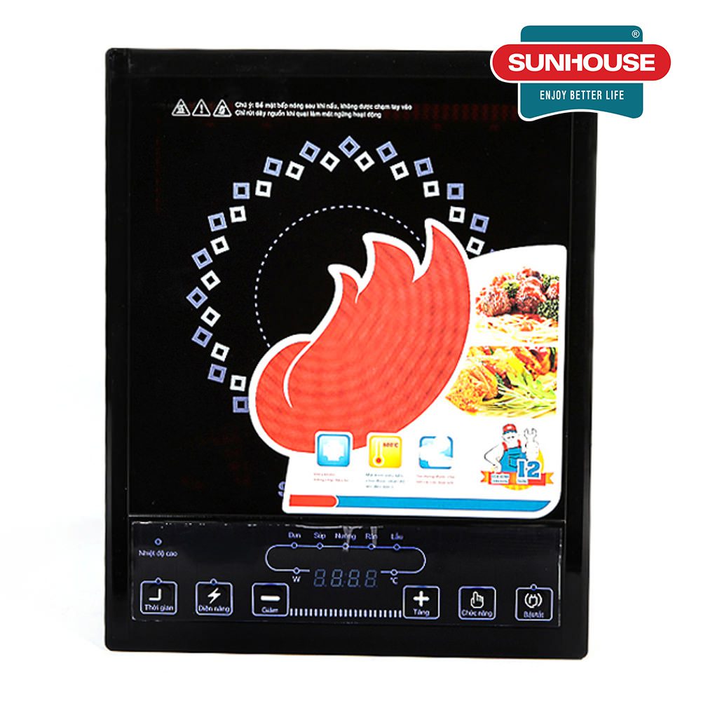 So sánh Bếp hồng ngoại CHÍNH HÃNG SUNHOUSE SHD6007 và SHD6011 2