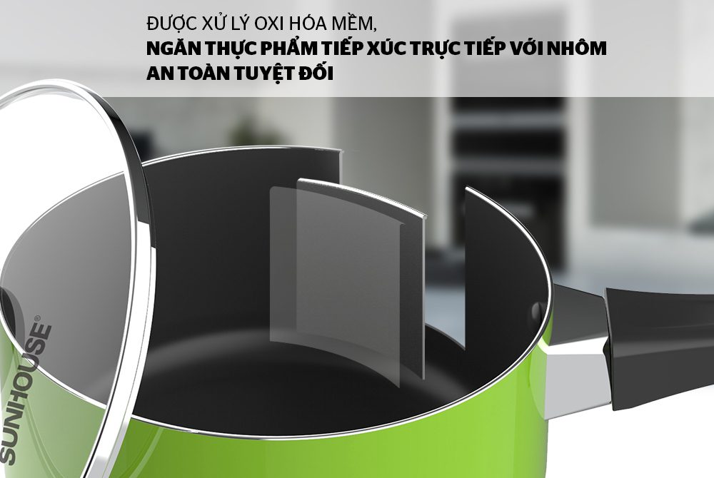 Nồi quấy bột chống dính CHÍNH HÃNG SUNHOUSE SHG-MP14  004