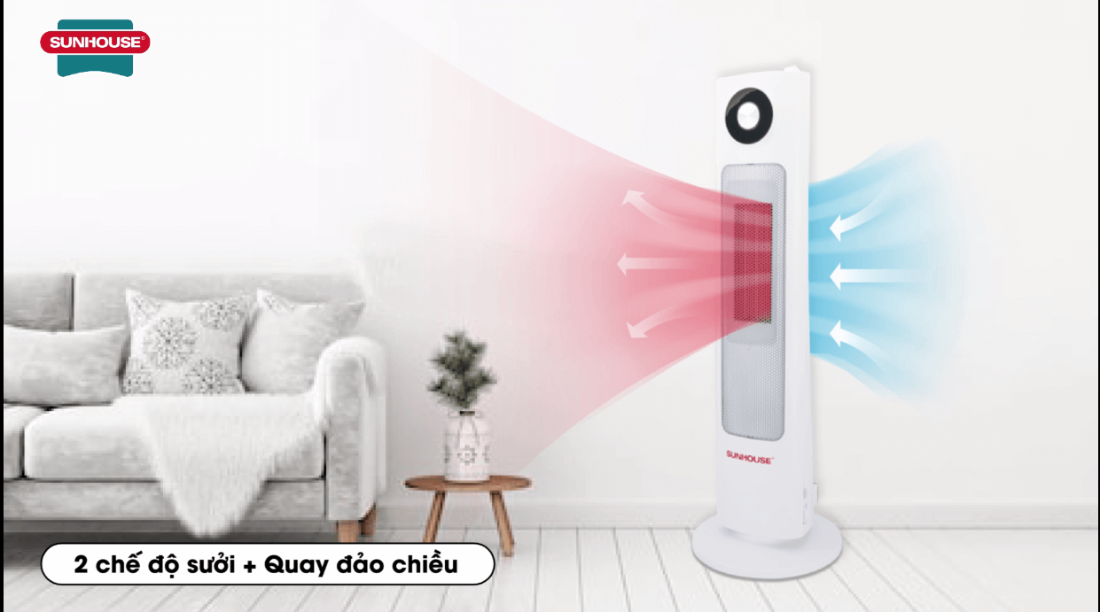 Sưởi điện ceramic CHÍNH HÃNG SUNHOUSE SHD7075 – “Người bạn” tuyệt vời cho mùa đông 003