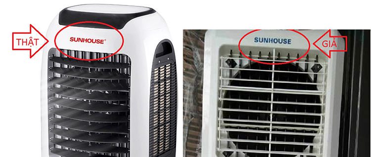 Thông báo nhận biết quạt điều hòa CHÍNH HÃNG SUNHOUSE chính hãng 1