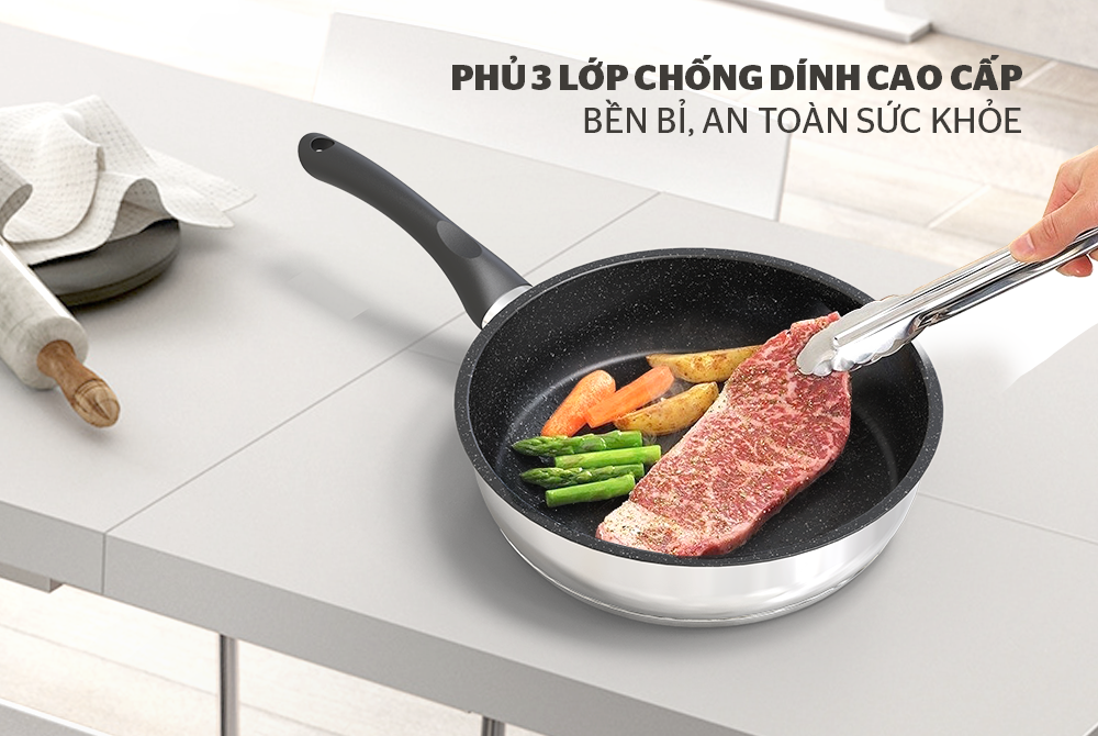 THUỘC LÒNG MẸO “VÀNG” KHI CHỌN MUA CHẢO CHỐNG DÍNH ĐỂ CÁC MÓN RÁN NGON HƠN
