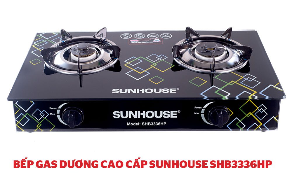 top-3-mau-bep-gas-duong-kinh-gia-tot-shb3336hp Top 3 - Bếp gas dương kính CHÍNH HÃNG SUNHOUSE SHB3336HP
