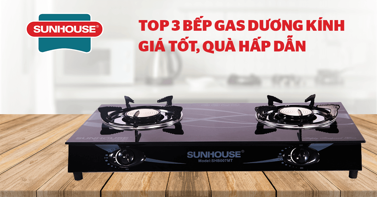 Top 3 mẫu bếp gas dương kính giá tốt bạn không nên bỏ lỡ