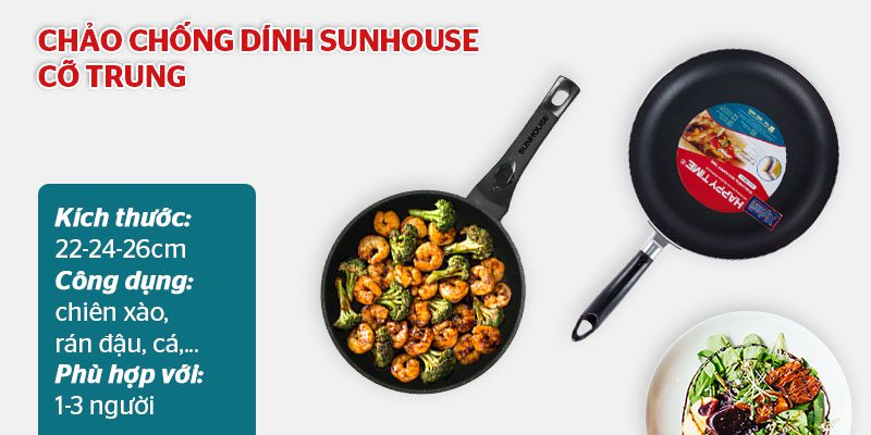 Tư vấn mua chảo: Chọn size không để bị sai 2