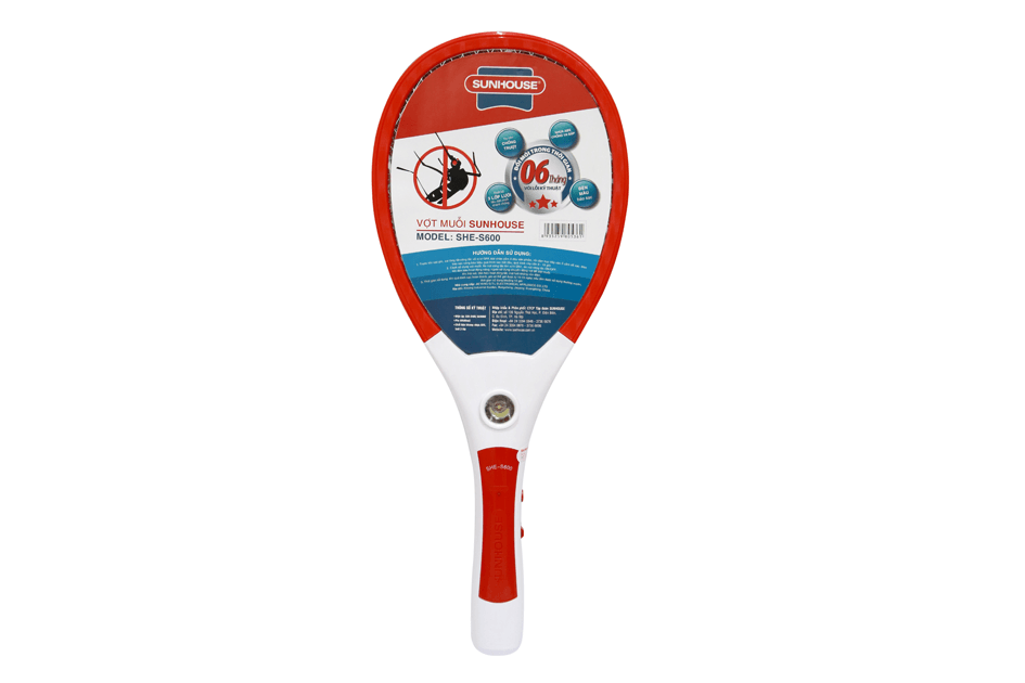 Vợt muỗi CHÍNH HÃNG SUNHOUSE SHE-S600 001